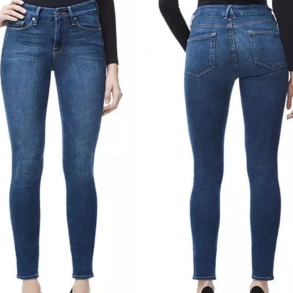 Good American Size 6 Good Legs Crop Skinny Jeans